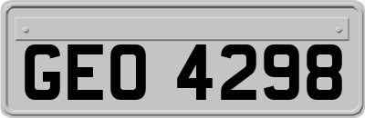 GEO4298