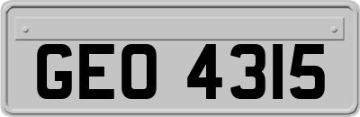 GEO4315