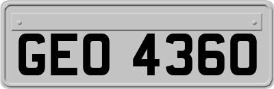 GEO4360