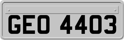 GEO4403