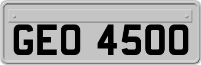 GEO4500
