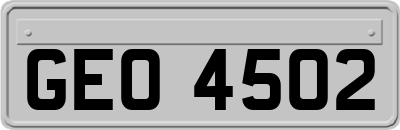 GEO4502