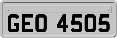 GEO4505