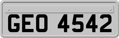 GEO4542