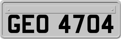 GEO4704