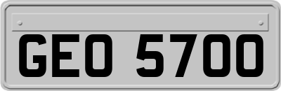 GEO5700