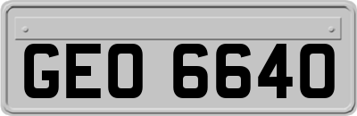GEO6640
