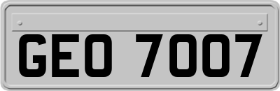 GEO7007