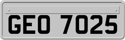 GEO7025