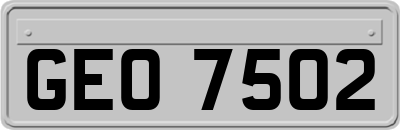 GEO7502