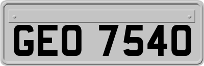 GEO7540