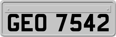 GEO7542