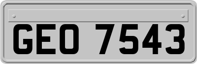 GEO7543