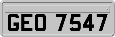 GEO7547