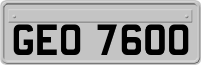 GEO7600