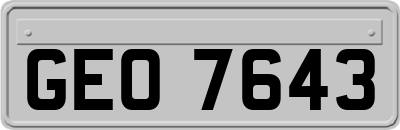 GEO7643