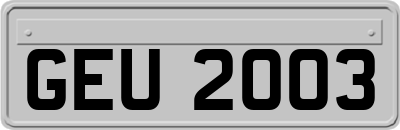 GEU2003