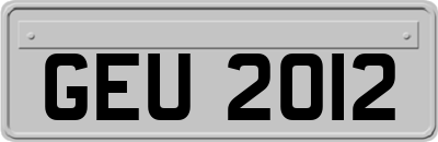 GEU2012