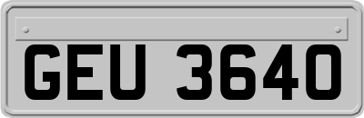 GEU3640