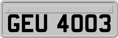 GEU4003