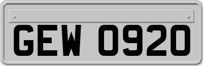 GEW0920
