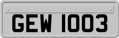 GEW1003