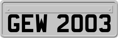 GEW2003