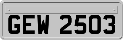 GEW2503