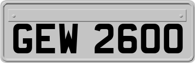GEW2600