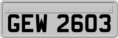 GEW2603