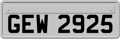 GEW2925