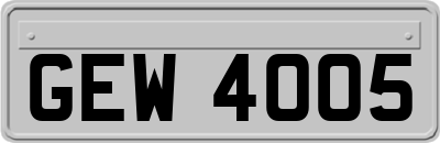 GEW4005