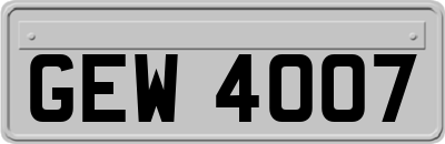 GEW4007