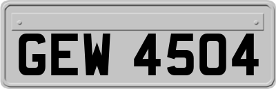 GEW4504