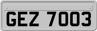 GEZ7003