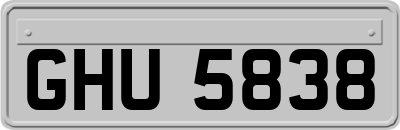 GHU5838