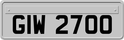 GIW2700