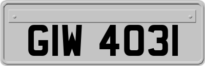 GIW4031