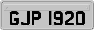 GJP1920