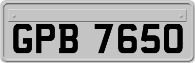GPB7650