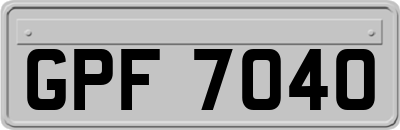 GPF7040