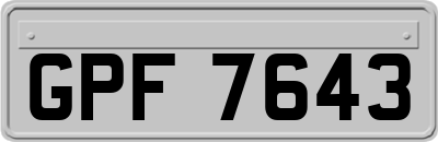 GPF7643