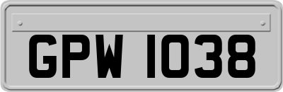 GPW1038