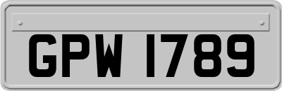 GPW1789