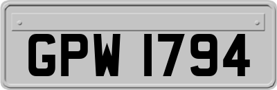 GPW1794