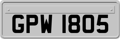 GPW1805