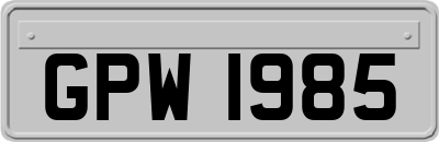 GPW1985