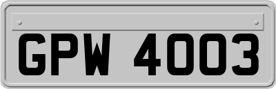 GPW4003