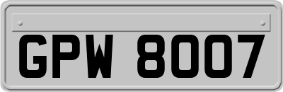 GPW8007