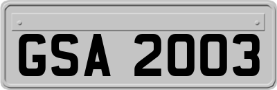 GSA2003